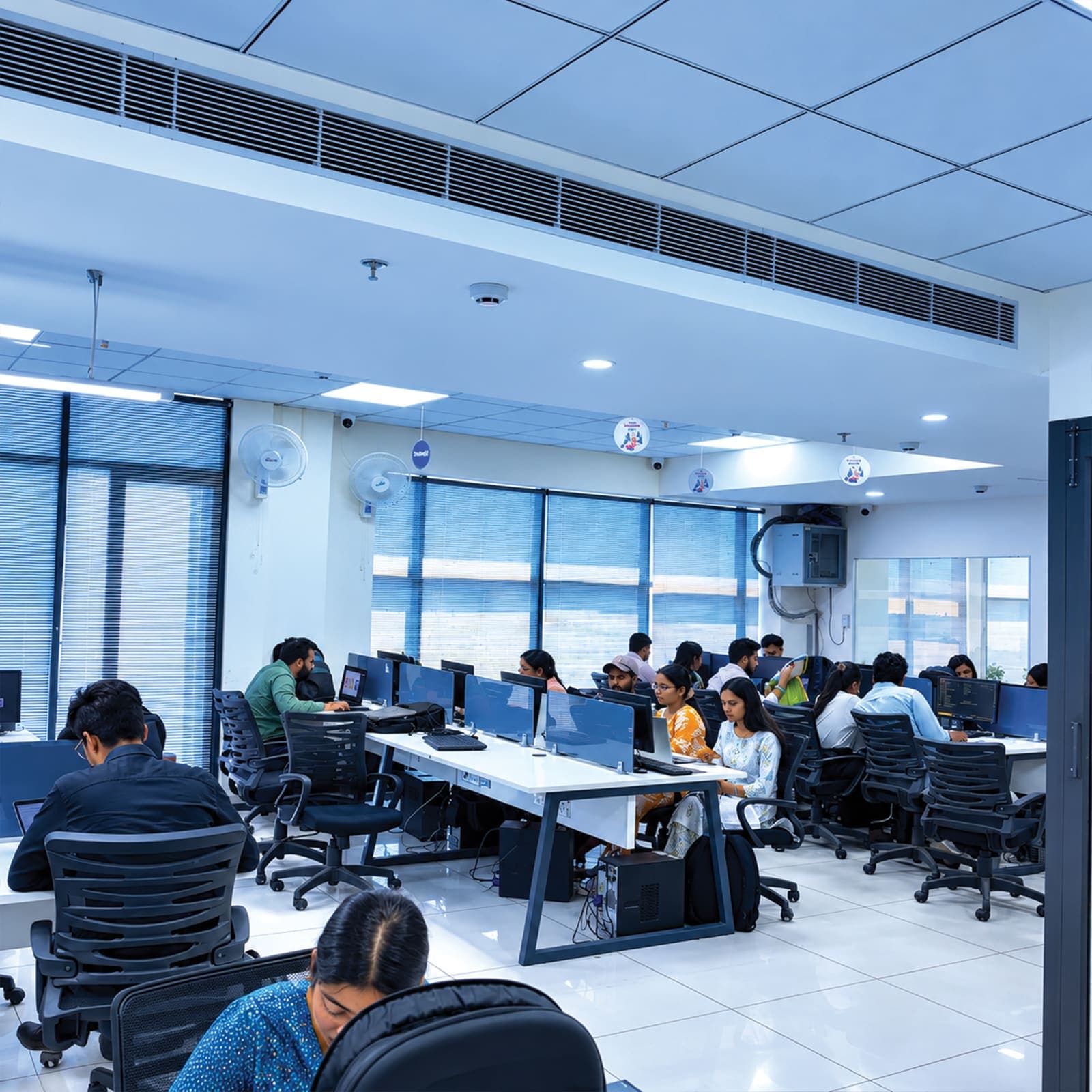 Our open-plan training floor