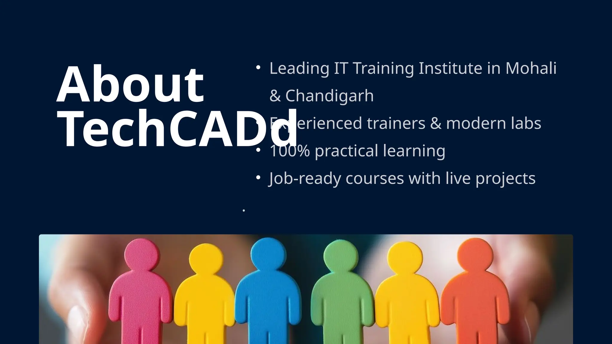 why Techcadd career development institute Mohali