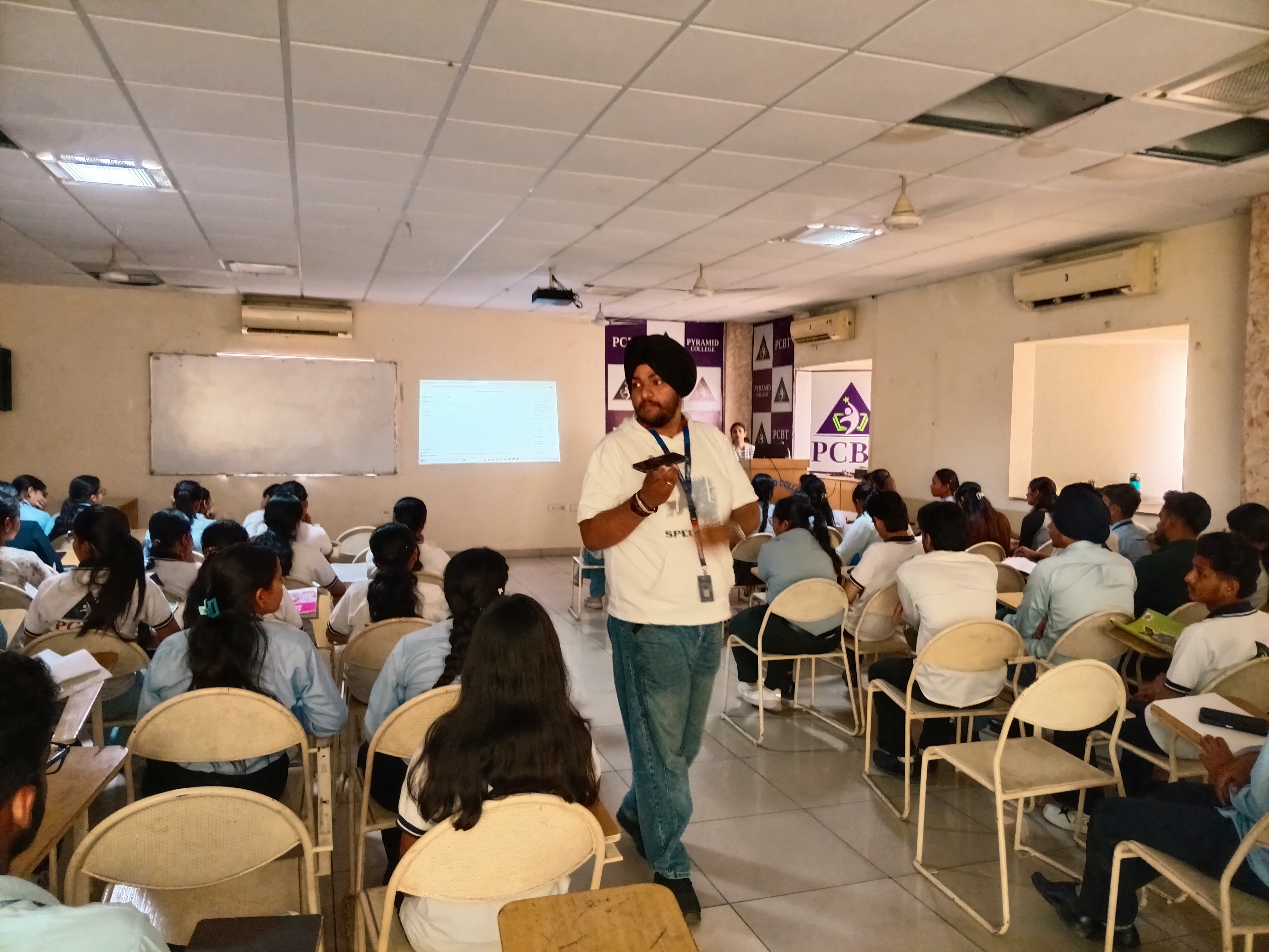 Hands-on IT Workshop at Pyramid College Phagwara | techcadd Jalandhar