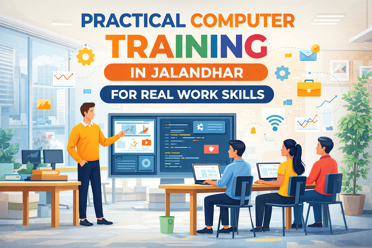 Practical Computer Training in Jalandhar for Real Work Skills