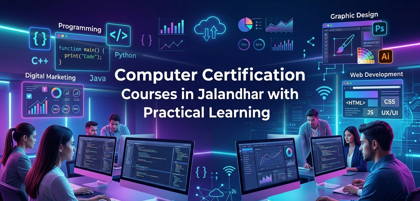 Computer Certification Courses in Jalandhar with Practical Learning