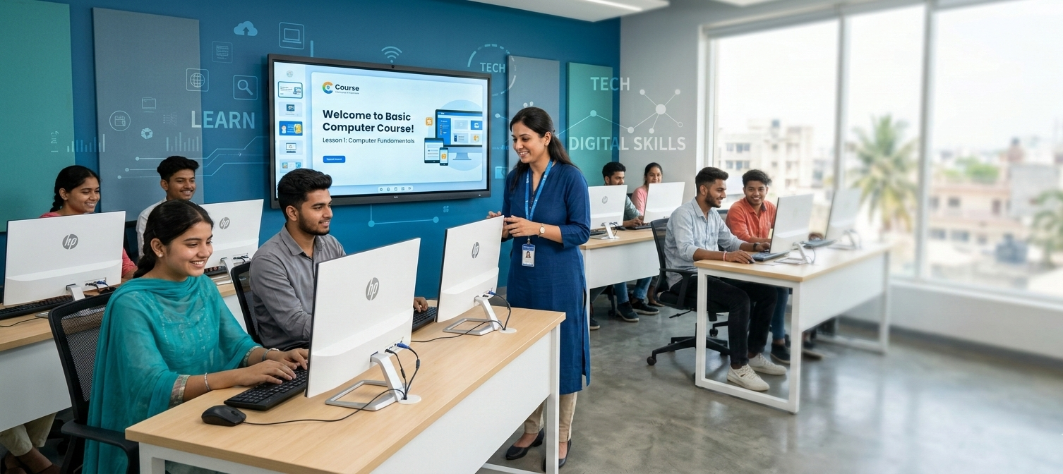 Basic Computer Course in Jalandhar for Beginners