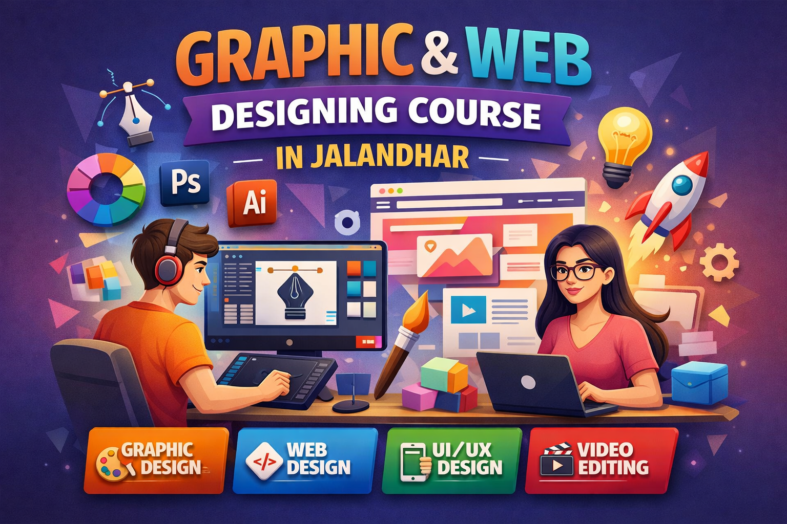 Graphic & Web Designing Course in Jalandhar