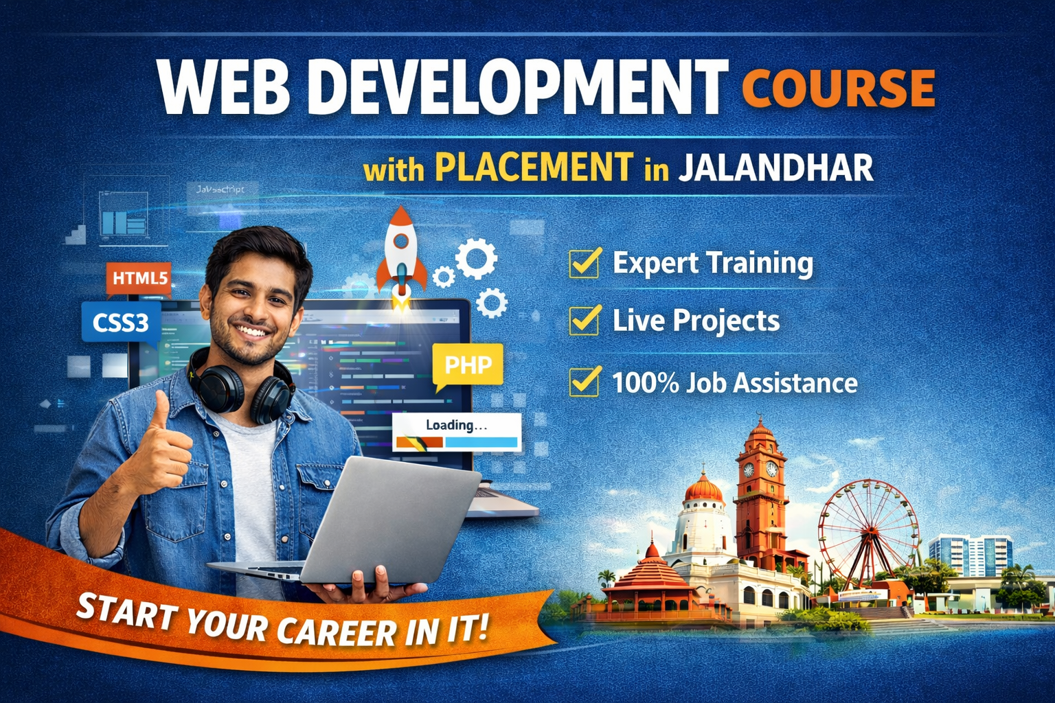 Web Development Course with placement in Jalandhar