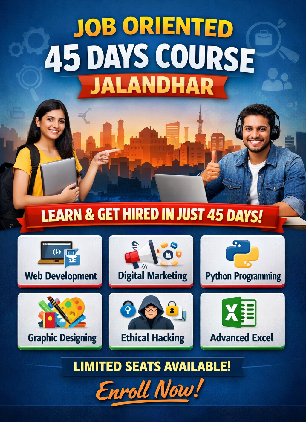 job oriented 45 days course Jalandhar