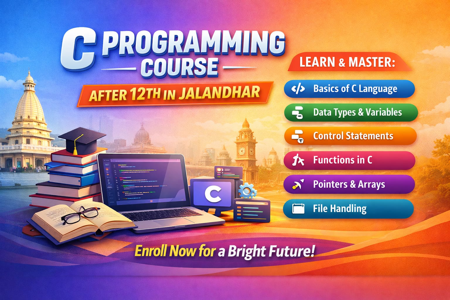C Programming Course After 12th in Jalandhar