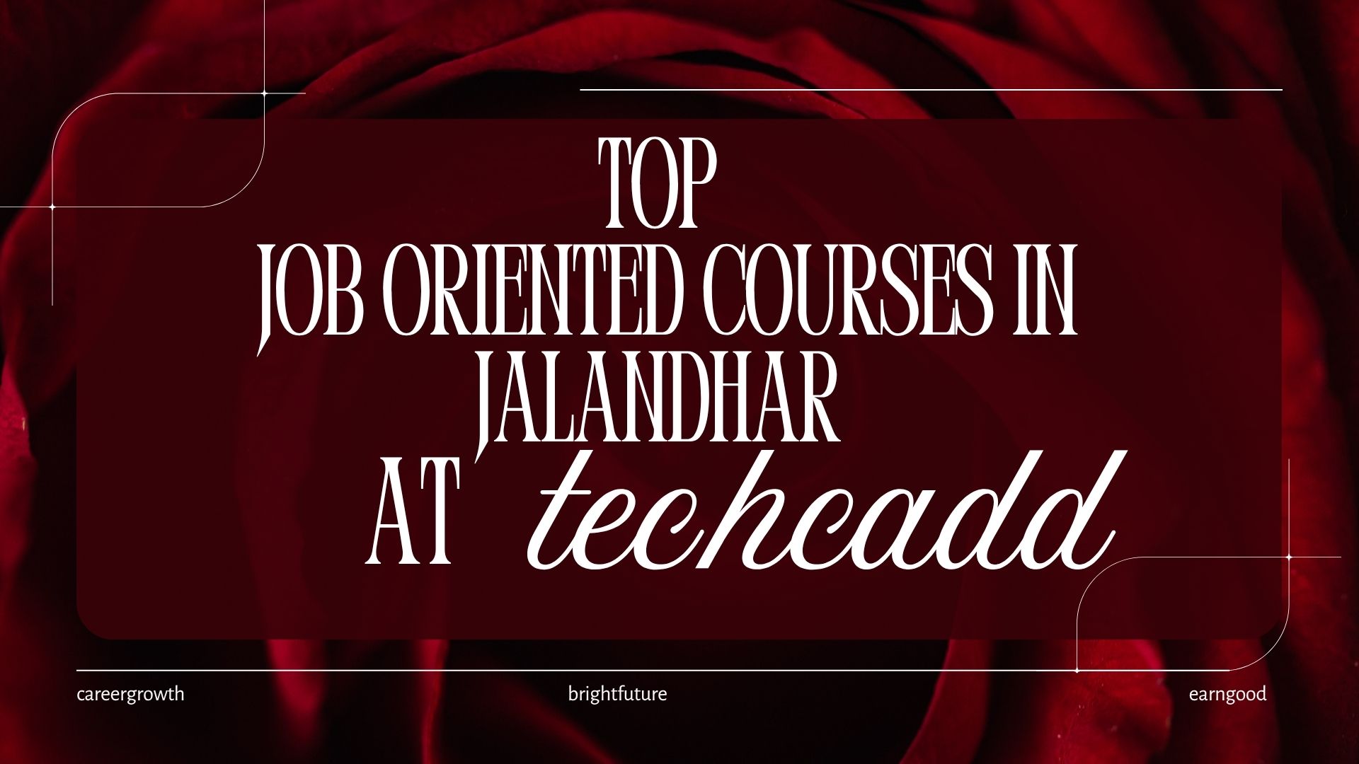 Top-Rated Job Oriented Courses in Jalandhar | Techcadd Skill Development