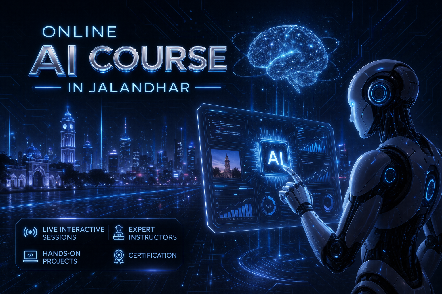 Best Online AI Course in Jalandhar | Future-Ready Artificial Intelligence Training at TechCadd