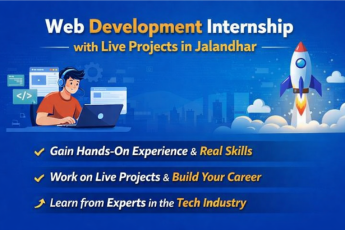 web development internship with live projects in Jalandhar