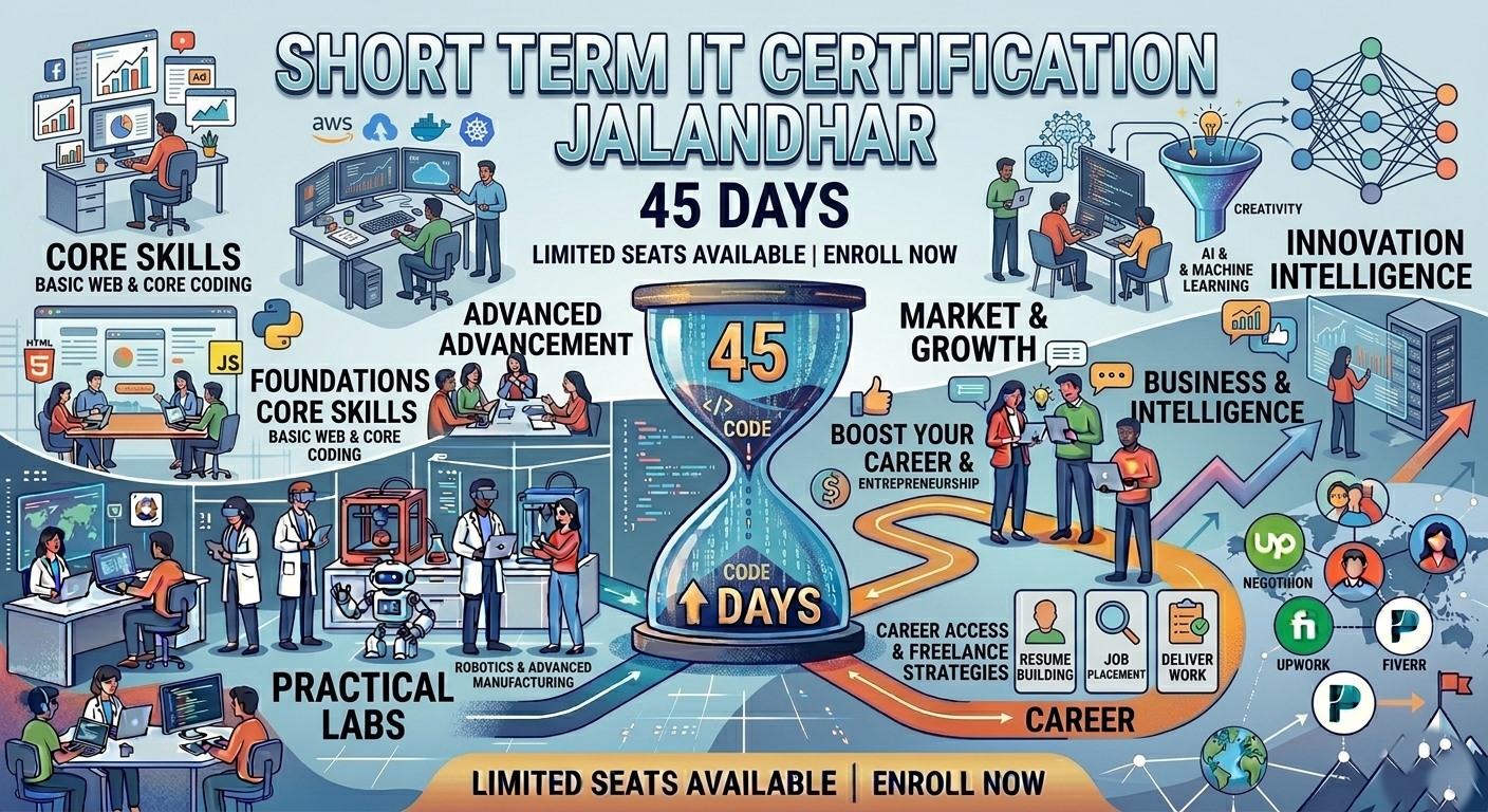 Short term IT certification Jalandhar 45 days