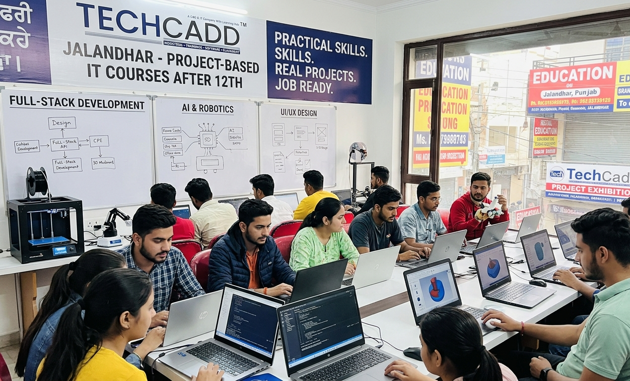 project based courses after 12th Jalandhar