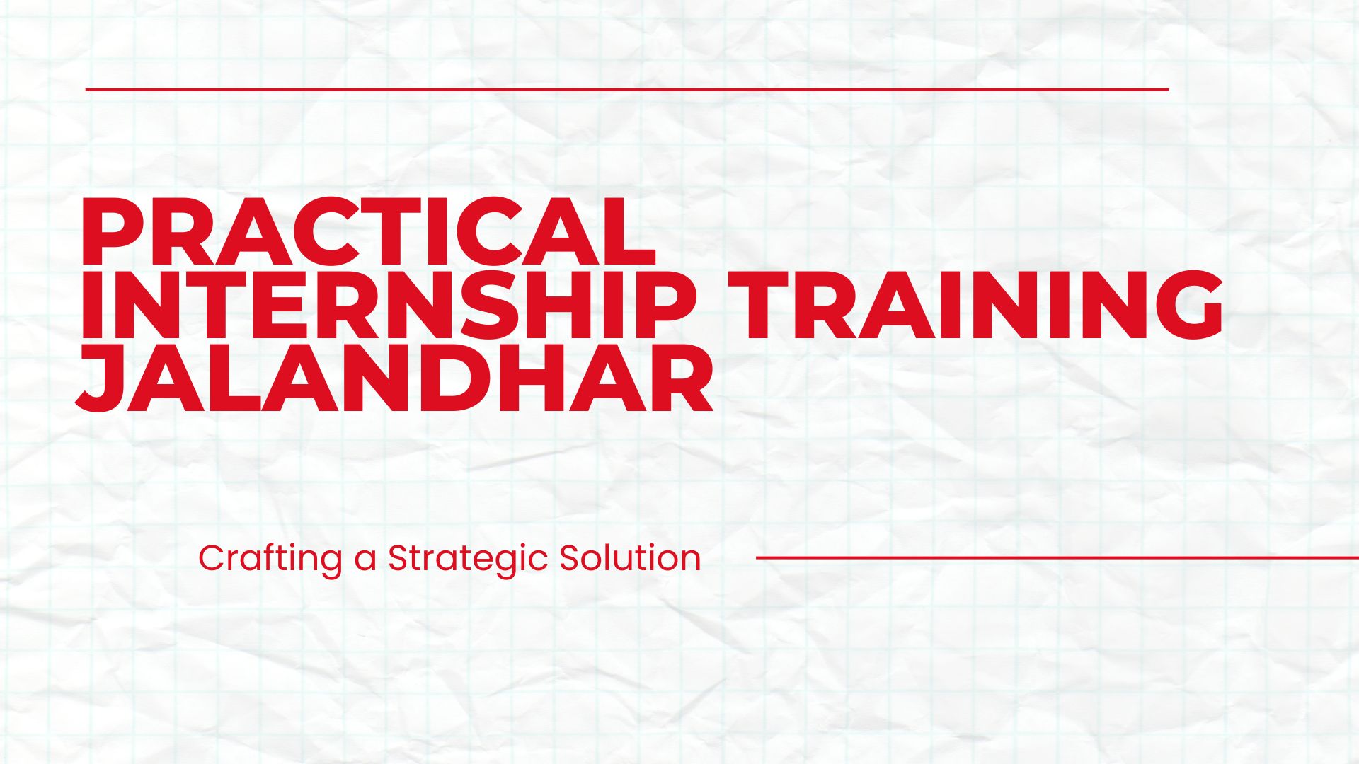practical internship training Jalandhar