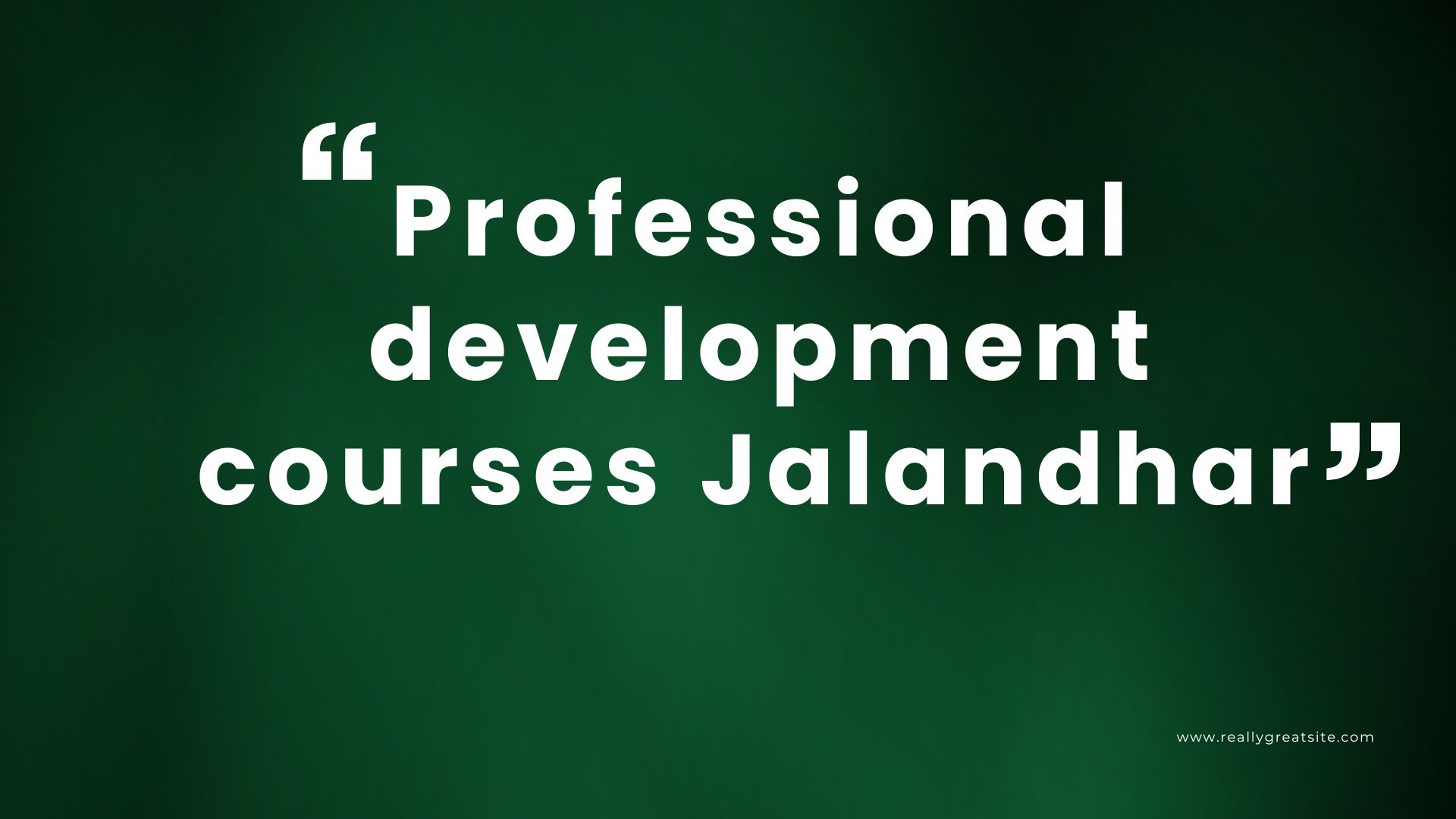 professional development courses Jalandhar