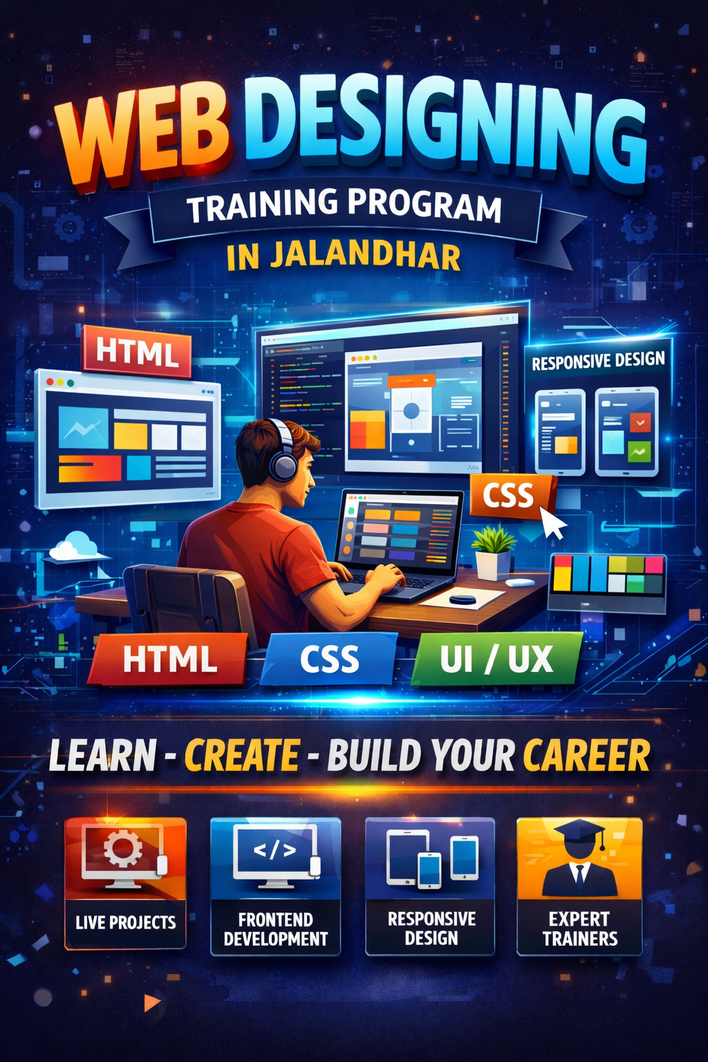 Practical Web Designing Training Program in Jalandhar