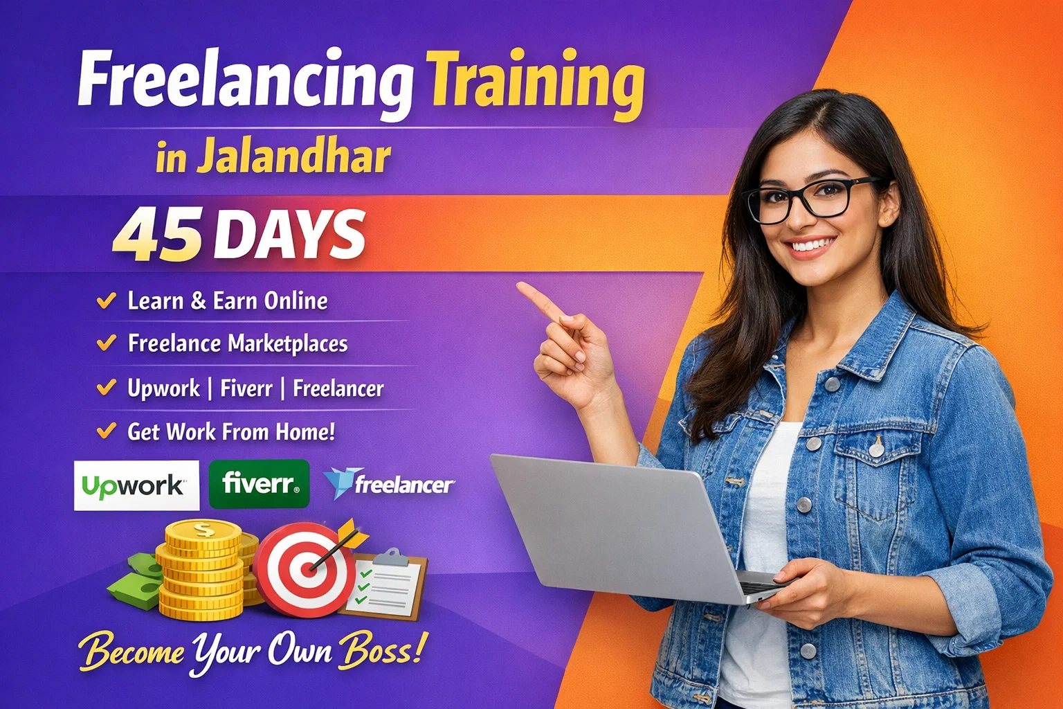 Freelancing training Jalandhar 45 days