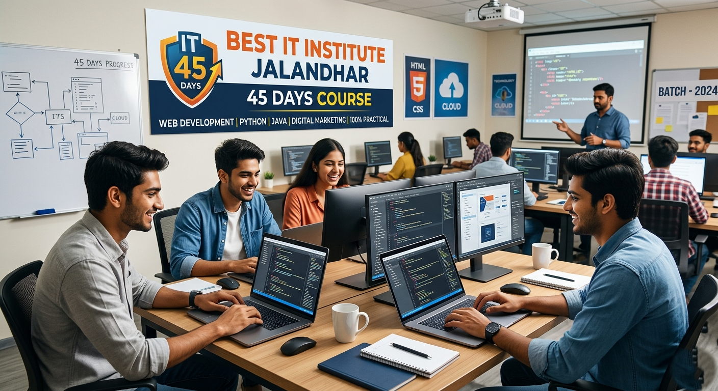 Best  IT institute Jalandhar 45 days course
