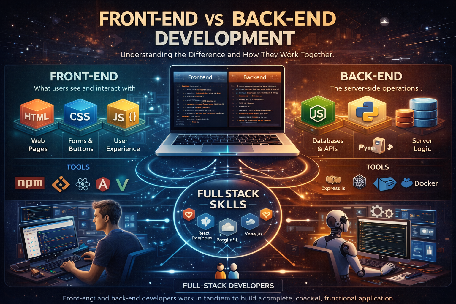 Front End Vs Back End Development