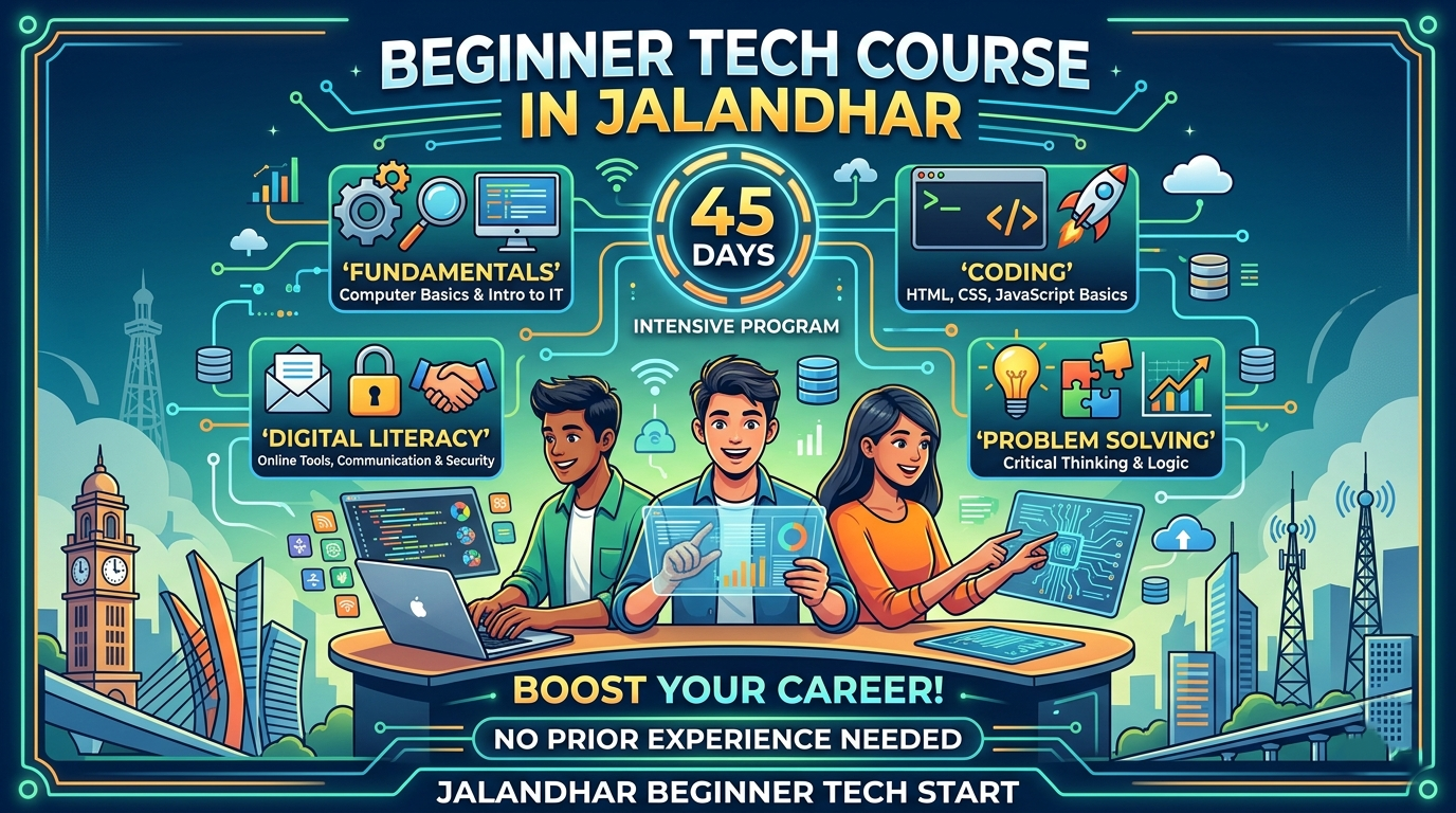 Beginner tech course Jalandhar 45 days