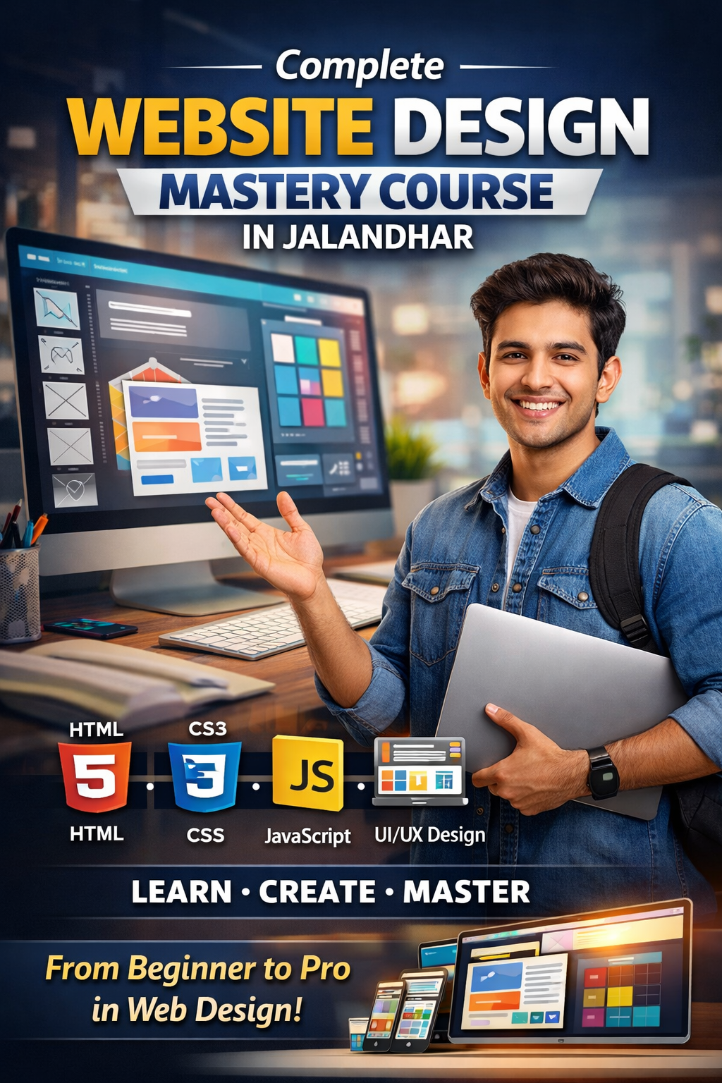 Complete Website Design Mastery Course in Jalandhar