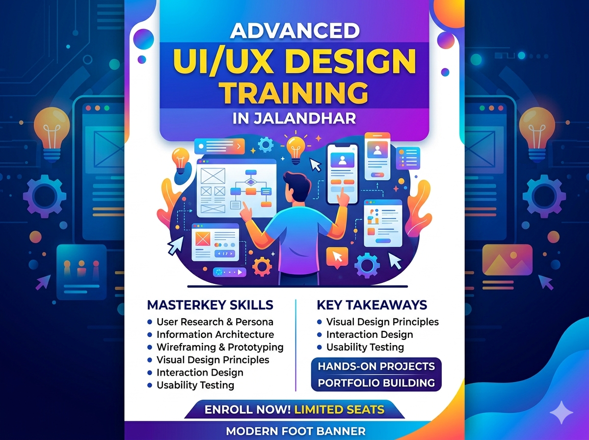 Advanced UI/UX Design Training in Jalandhar