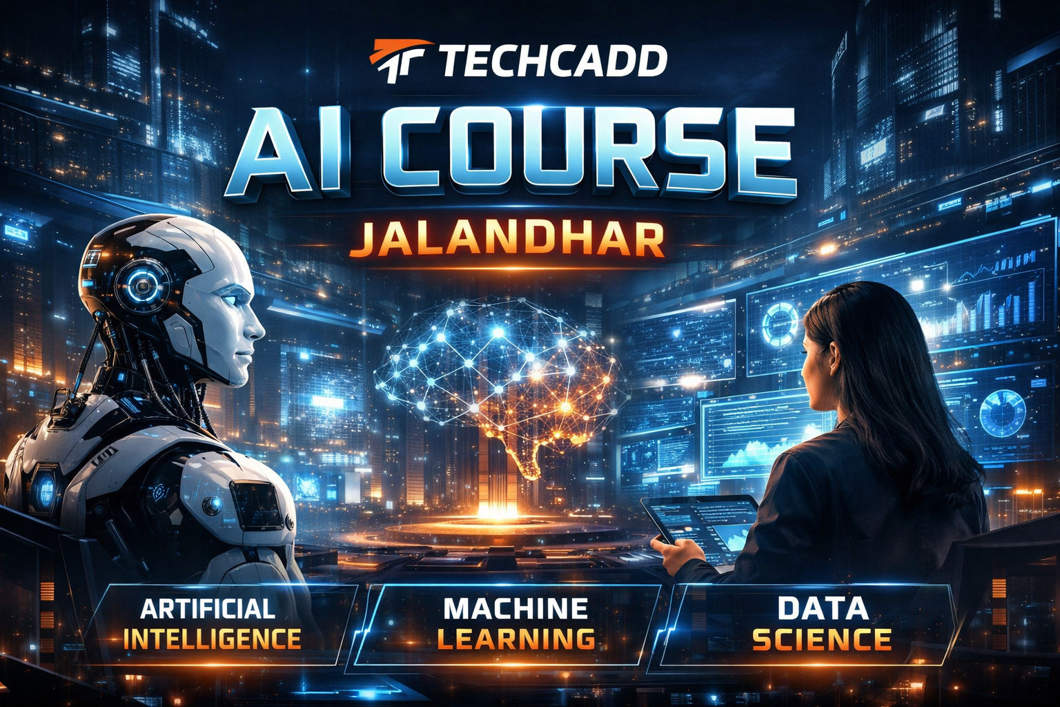 Best AI Training in Jalandhar Punjab | Master Machine Learning & Deep Learning at TechCadd