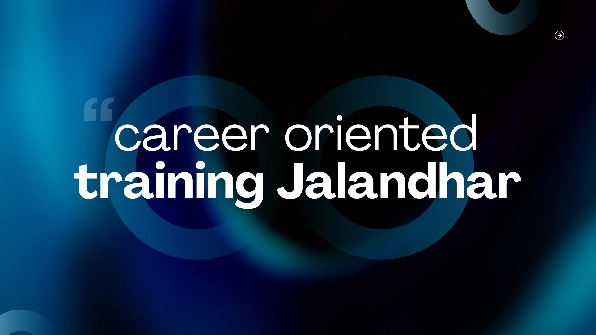 career oriented training Jalandhar
