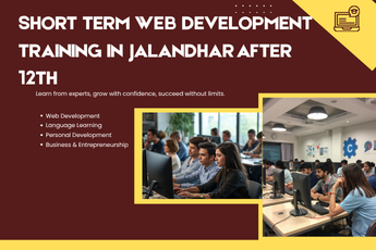 Short Term Web Development training in Jalandhar After 12th
