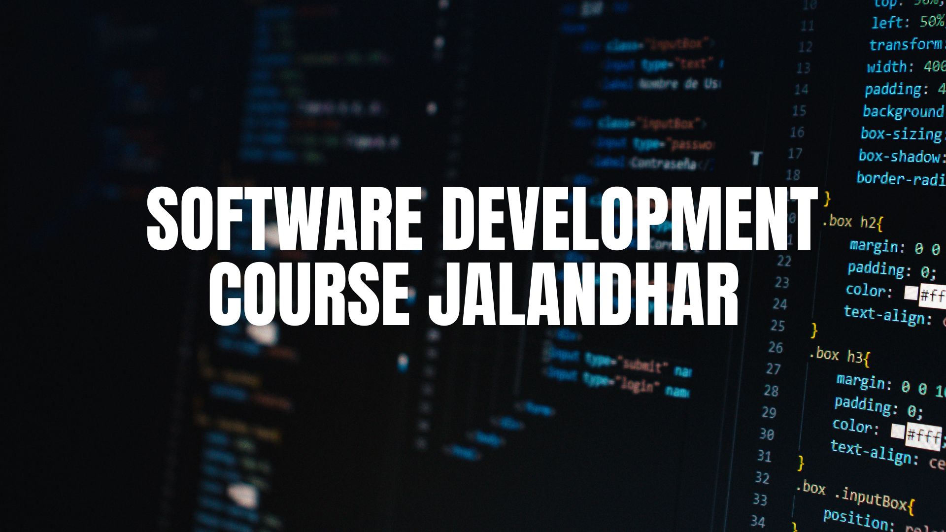 software development course Jalandhar