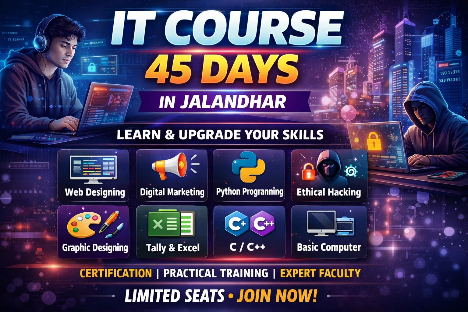 IT course 45 days Jalandhar | Career-Focused Training in Jalandhar