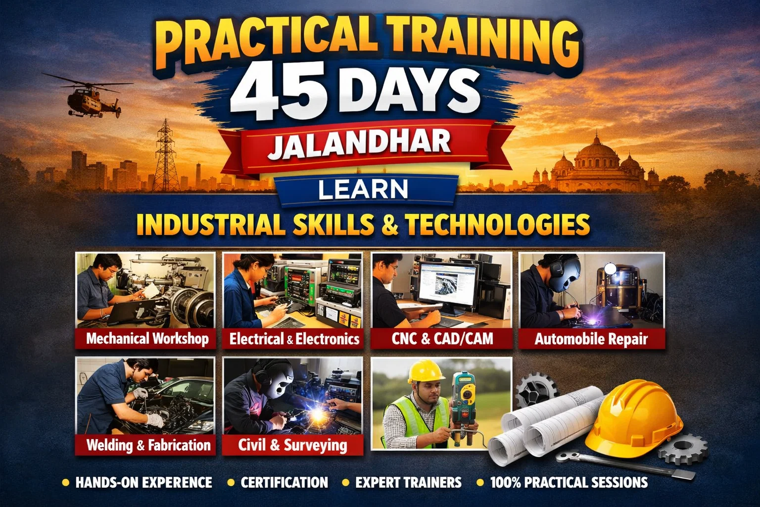 Practical training 45 days Jalandhar | Career-Focused Training in Jalandhar