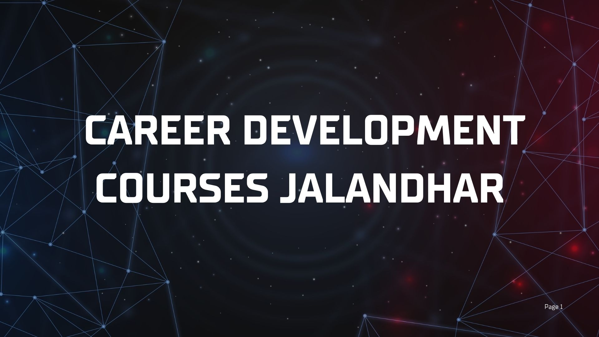 career development courses Jalandhar