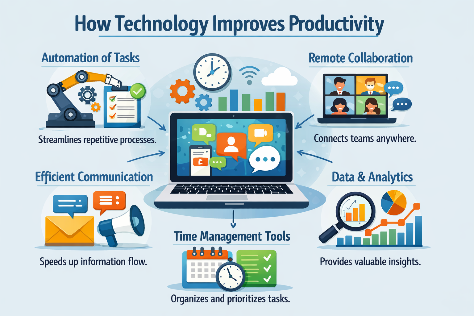 How Technology Improves Productivity