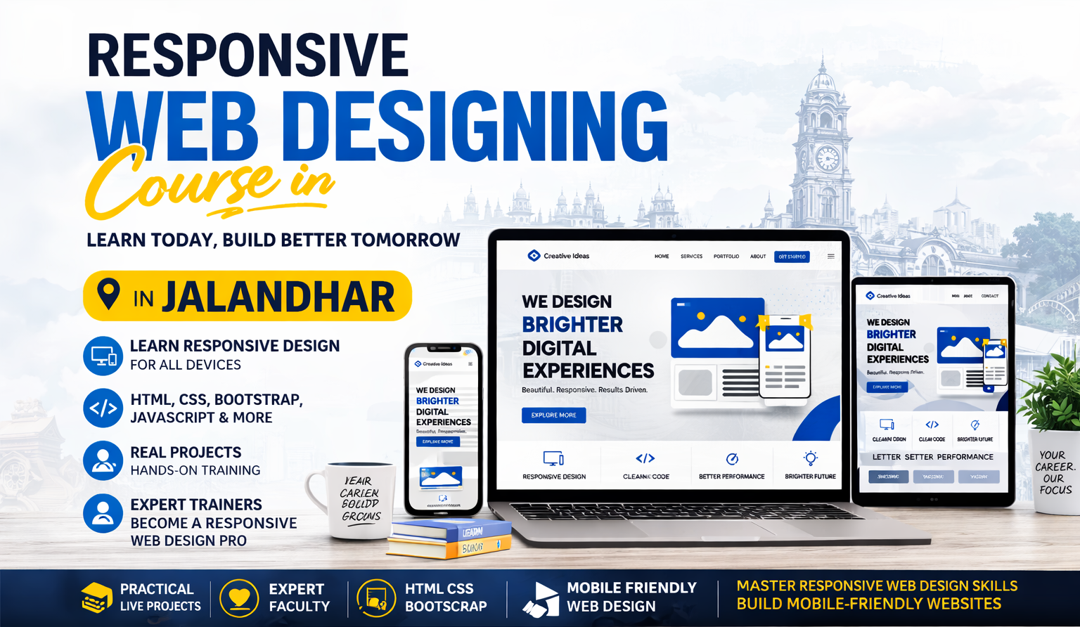 Responsive web design course in Jalandhar