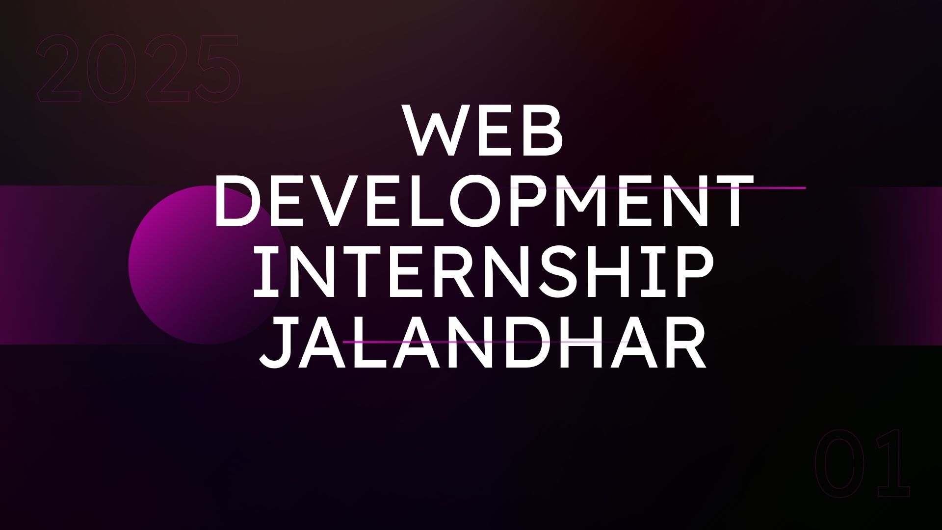 web development internship Jalandhar