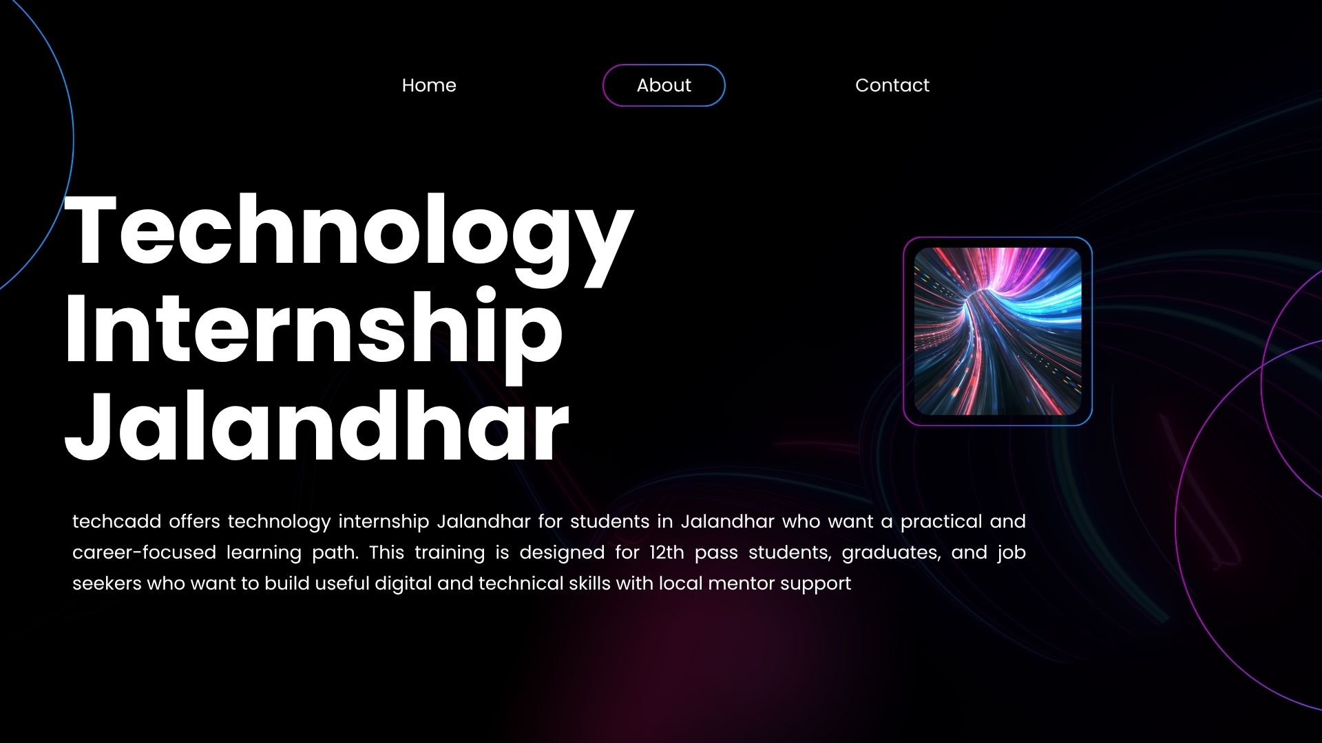 technology internship Jalandhar